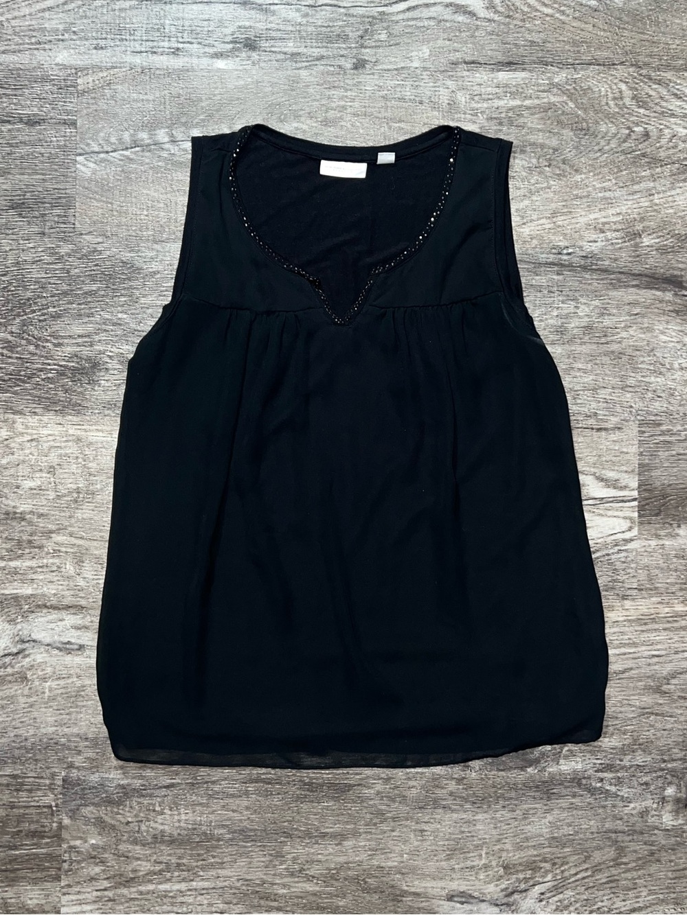 New York and Company Black Business Casual Blouse Tank Top Women’s Size Medium